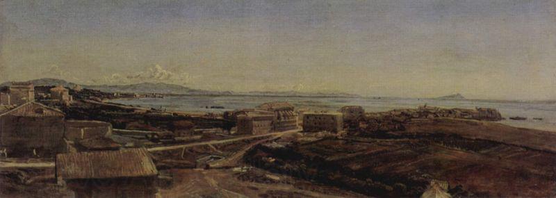 unknow artist Torre del Greco near Pompeii and Naples